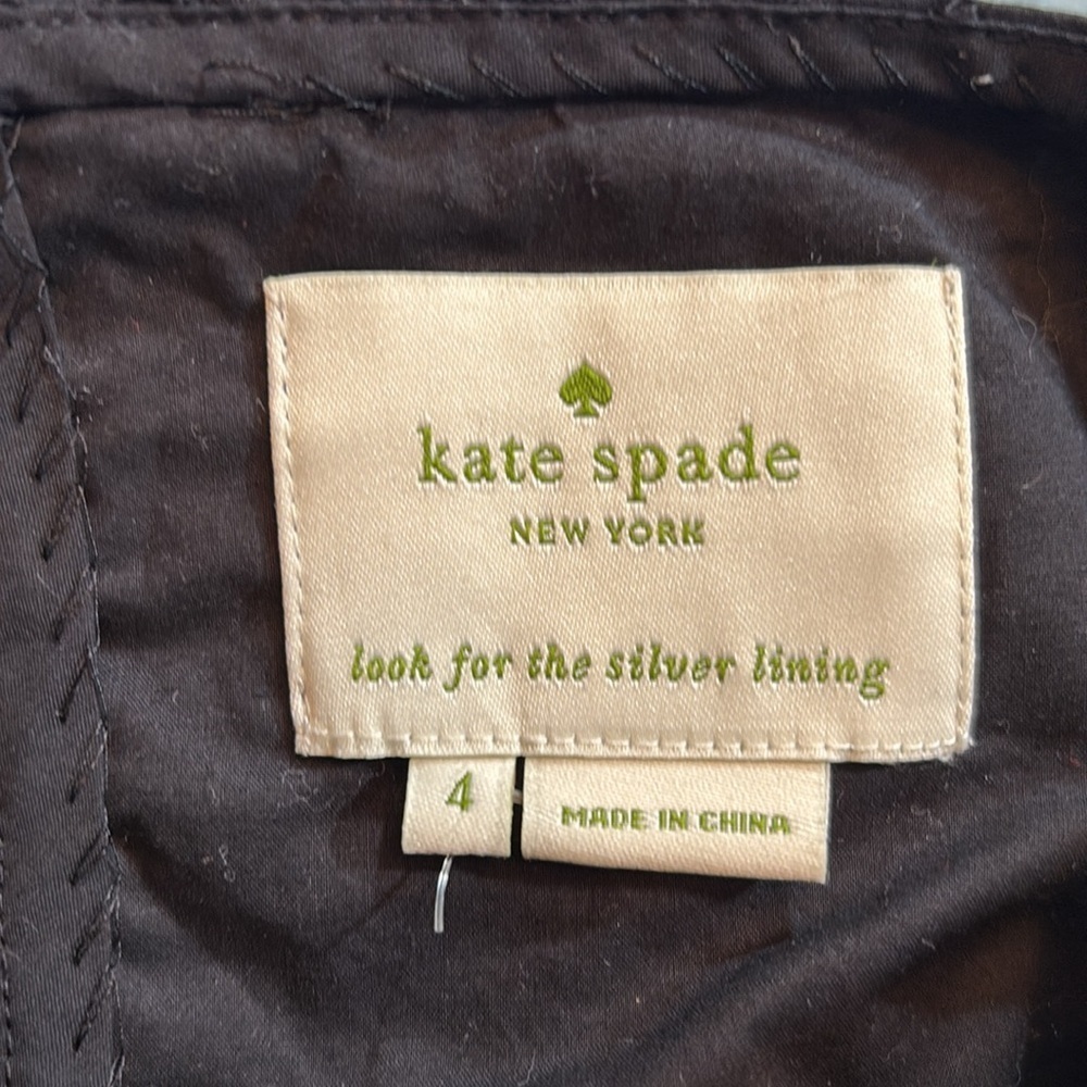 Kate Spade Black Eyelet Shift Dress - Size 4 - Picture 9 of 10